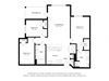 Crossroad Commons_3 Bedroom A_2D Floor Plan